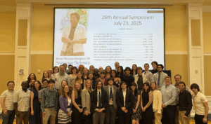 UMW’s Irene Piscopo Rodgers ’59 Summer Science Institute participants at the 26th annual SSI Symposium, which pairs undergraduate researchers with faculty mentors for intensive research projects.
